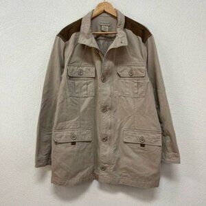 Scandia Woods Mens Parka Field Jacket BO9036 100% Cotton Khaki Tan Size Medium